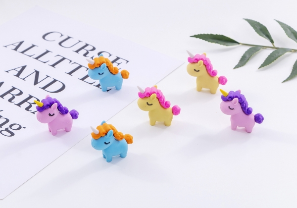 Rainbow Unicorns Animal Puzzle Erasers Fun Kids Rubbers Party Gift Bag Fillers