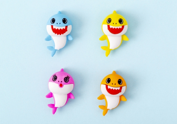 Sharks Ocean Fish Puzzle Erasers Novelty Fun Kids Rubbers Party Gift Bag Fillers