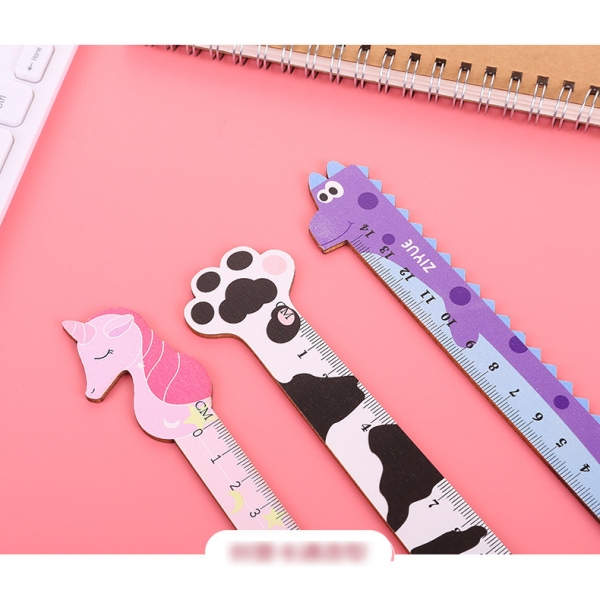 Cat Paw Unicorn Crocodile Wooden Ruler Party Gift Bag Fillers Christmas Stocking