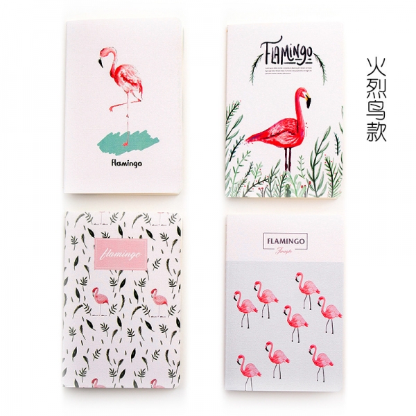 Flamingo Wild Animals Cute A5 Notebooks Note Books Notepads Notes Pad