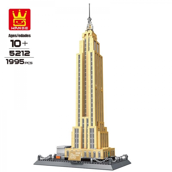Empire State Building New York USA Landmark Construction Blocks Bricks