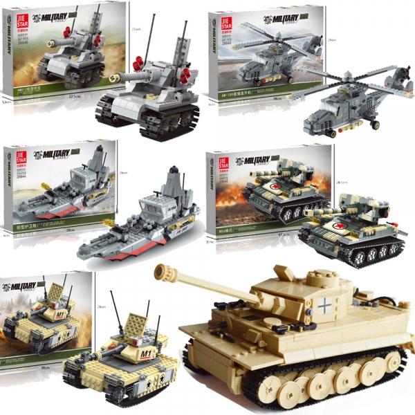 Large Military Army Battle Tank Armoured Vehicles Building Bricks Toys Construction Blocks Set