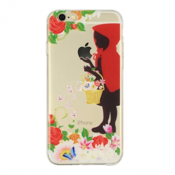 Little Red Ridding Hood Fairytale Phone Case Soft Cover iPhone 5 5S 6 6S Plus