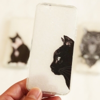 Black Cat Soft Case iPhone 5 5S Phone Case