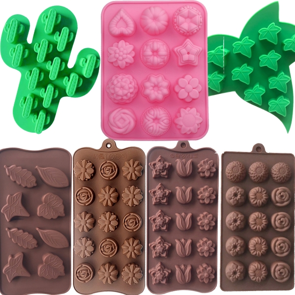 Rose Chocolate Bar Mold - Pink