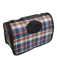 Scotland Blue Pink Ventilated Pet Travel Bag Cat Carrier Soft Crate Puppies Small Dogs