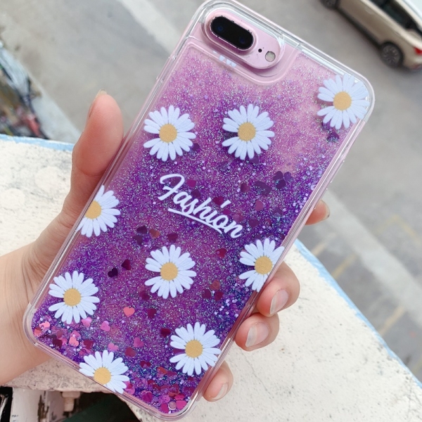 Glitter Liquid - Daisy F iPhone XS MAX Phone Case