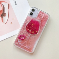 Glitter Liquid - Lip Wine Pink iPhone 6 6S Phone Case