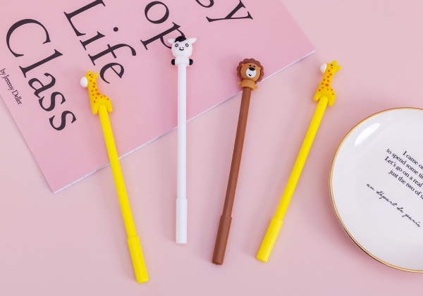 Safari Animal Lion Giant Panda Giraffe Ballpoint Gel Pens Party Gift Bag Fillers