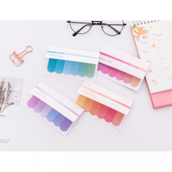 Cute Rainbow Coloured Mini Sticky Notes Page Markers Indexing Tabs