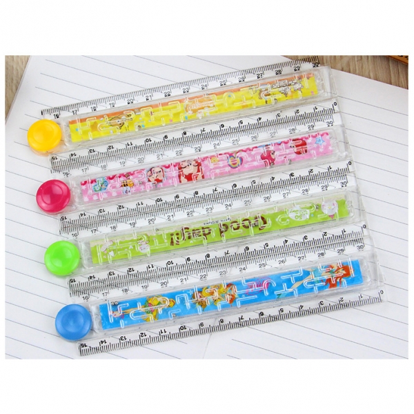 30cm Foldable Drawing Templates Ruler With Maze Game
