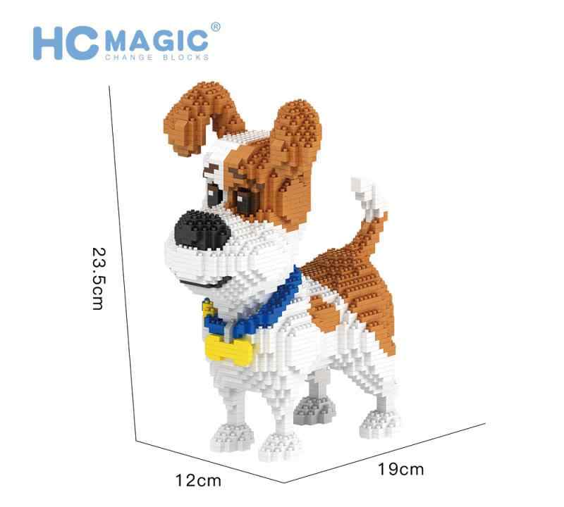 Hound Puppy Dog Building Bricks Construction Blocks Toy Set