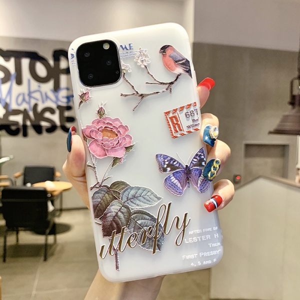 Flowers Bird Butterfly iPhone XS MAX Phone Case