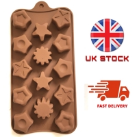 Builders Nuts Bolts DIY Lovers Silicone Mould Chocolate Fondant Jelly Ice Cube