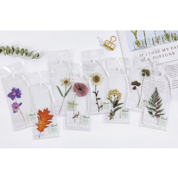 Flowers Plants Leaves Cute Floral Bookmarks For Books Book Markers Readers Gift