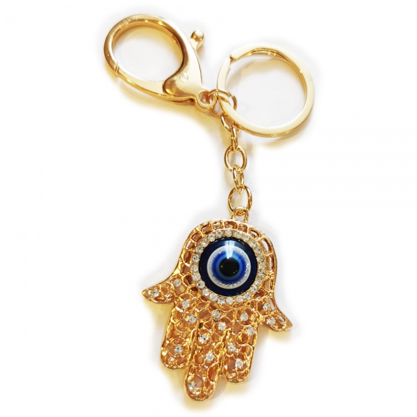 Gold Silver Crystal Diamante Rhinestone Bag Charm Handbag Keyring Pendant