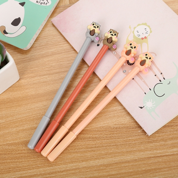 4-12pc Squirrels Woodland Animals Ballpoint Gel Pens Kids Party Gift Bag Fillers