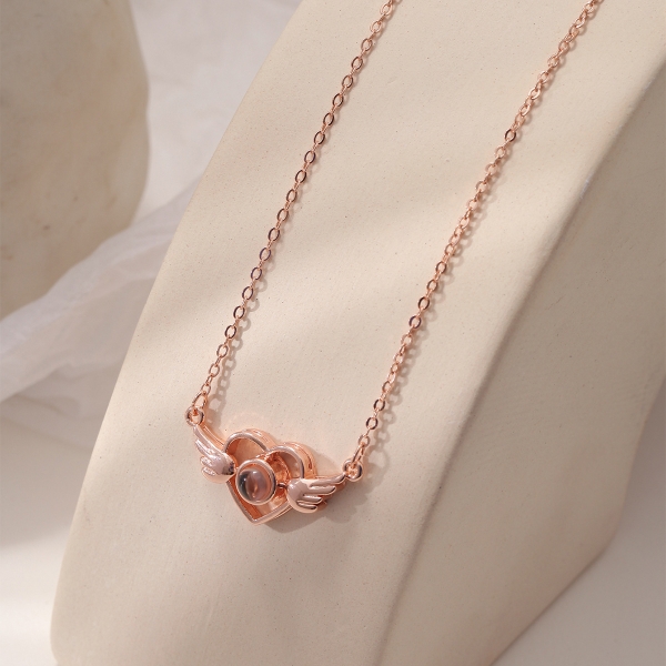 Angel Wings Necklace Pendant Choker Collar Statement Chain Fashion Women Jewellery