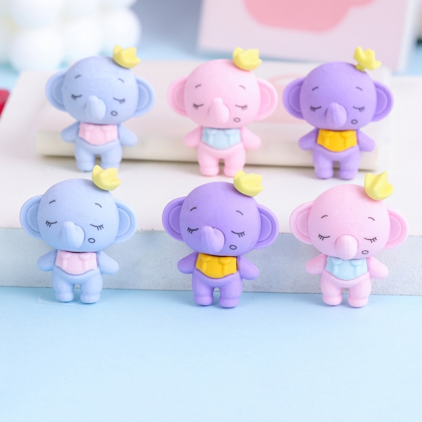 Elephant Animals Puzzle Erasers Novelty Fun Kids Rubbers Party Gift Bag Fillers