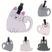 Kitten Cats Animal Pet Fashion Luggage Tags Holiday Suitcase Label Travel Bag ID