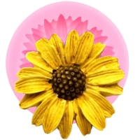 Daisy Flower Silicone Mould Chocolate Fondant Jelly Sugar Craft Mold Cake Topper