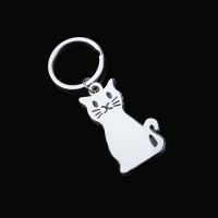 Cute Animals Cool Silver Keyrings Novelty Metal Key Rings For Men And Boys