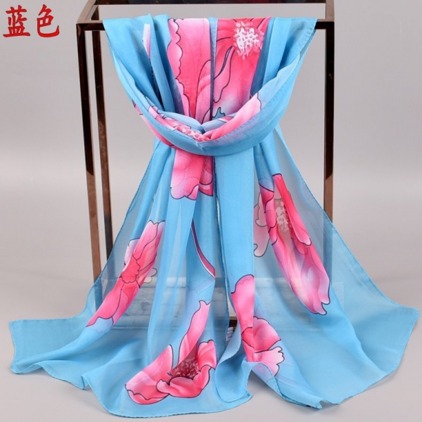 Fashion Ladies Scarves Chiffon Scarf Womens Shawls