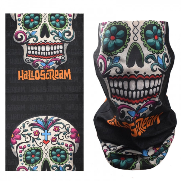 Skeleton Skull Mexican Style B Multifunctional Face Masks