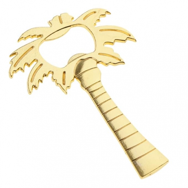 Gold Palm Tree Metal Bottle Opener Novelty Pub Bar Tools Party Favor Xmas Gift