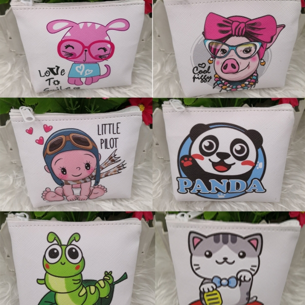 Cute Cartoon Animals Coin Purse Change Wallet Kids Children Christmas Gift