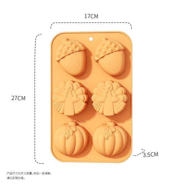 Vegetables And Fruits Silicone Mould Chocolate Fondant Jelly Ice Cube Mold