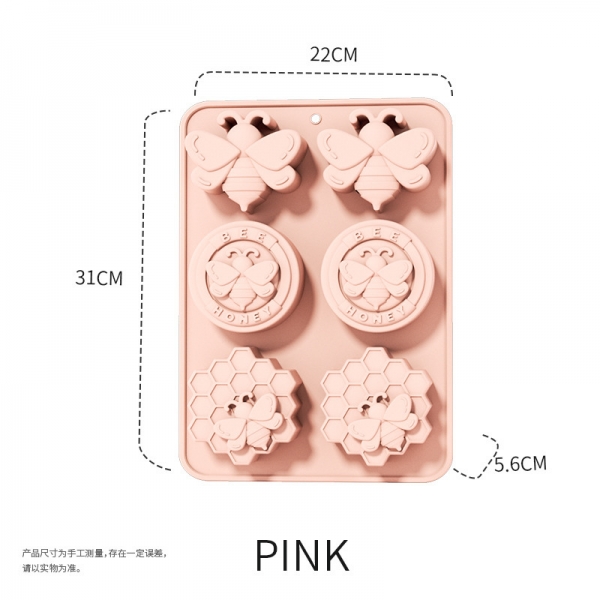 Bees And Hives Silicone Mould Chocolate Fondant Jelly Ice Cube Mold