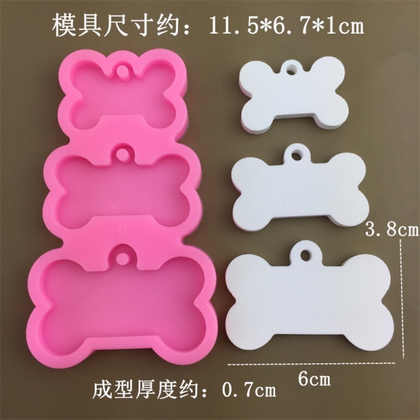 Bone Silicone Mould Chocolate Fondant Jelly Ice Cube Mold