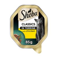 SHEBA Fine Flakes Adult Wet Cat Food with Salmon Jelly 85g Tray
