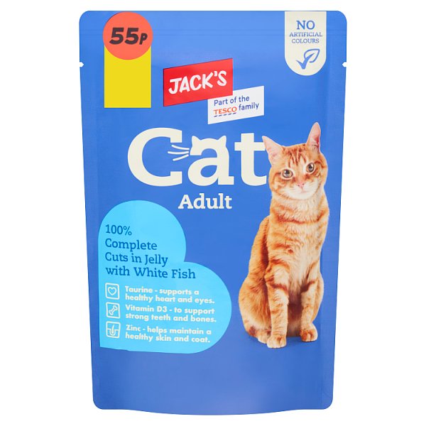 Jacks Cat Adult 100% Complete Cuts in Jelly