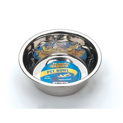 Munch And Crunch Metal Pet Bowl
