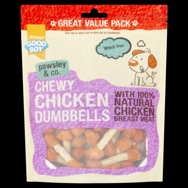 Good Boy Chewy Chicken Dumbells Treats