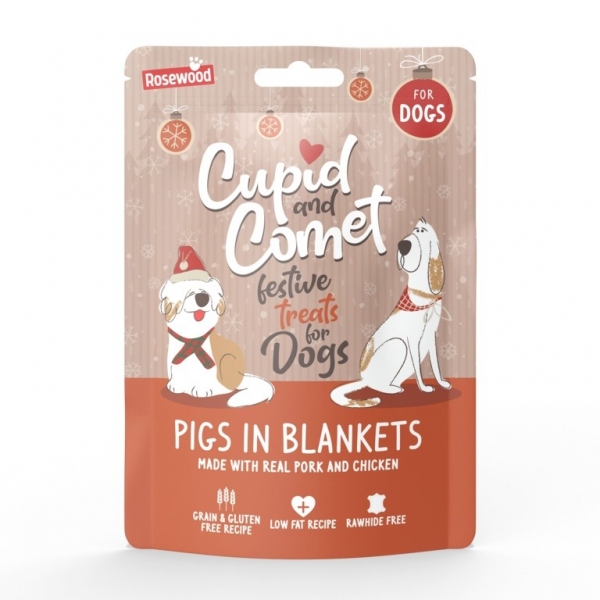 ROSEWOOD Pigs In Blankets Dog Treats