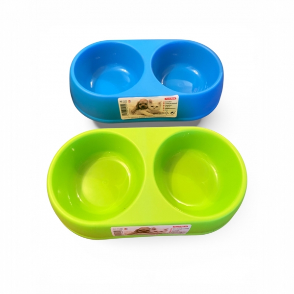Plasticforte Twin Pet Bowl