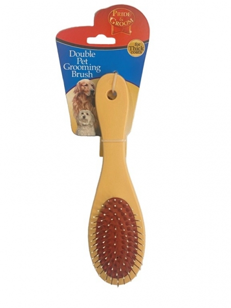 Pride And Groom Double Pet Grooming Brush