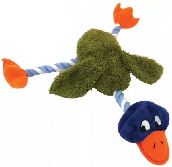 ROSEWOOD Mister Twister Delia Duck Dog Toy